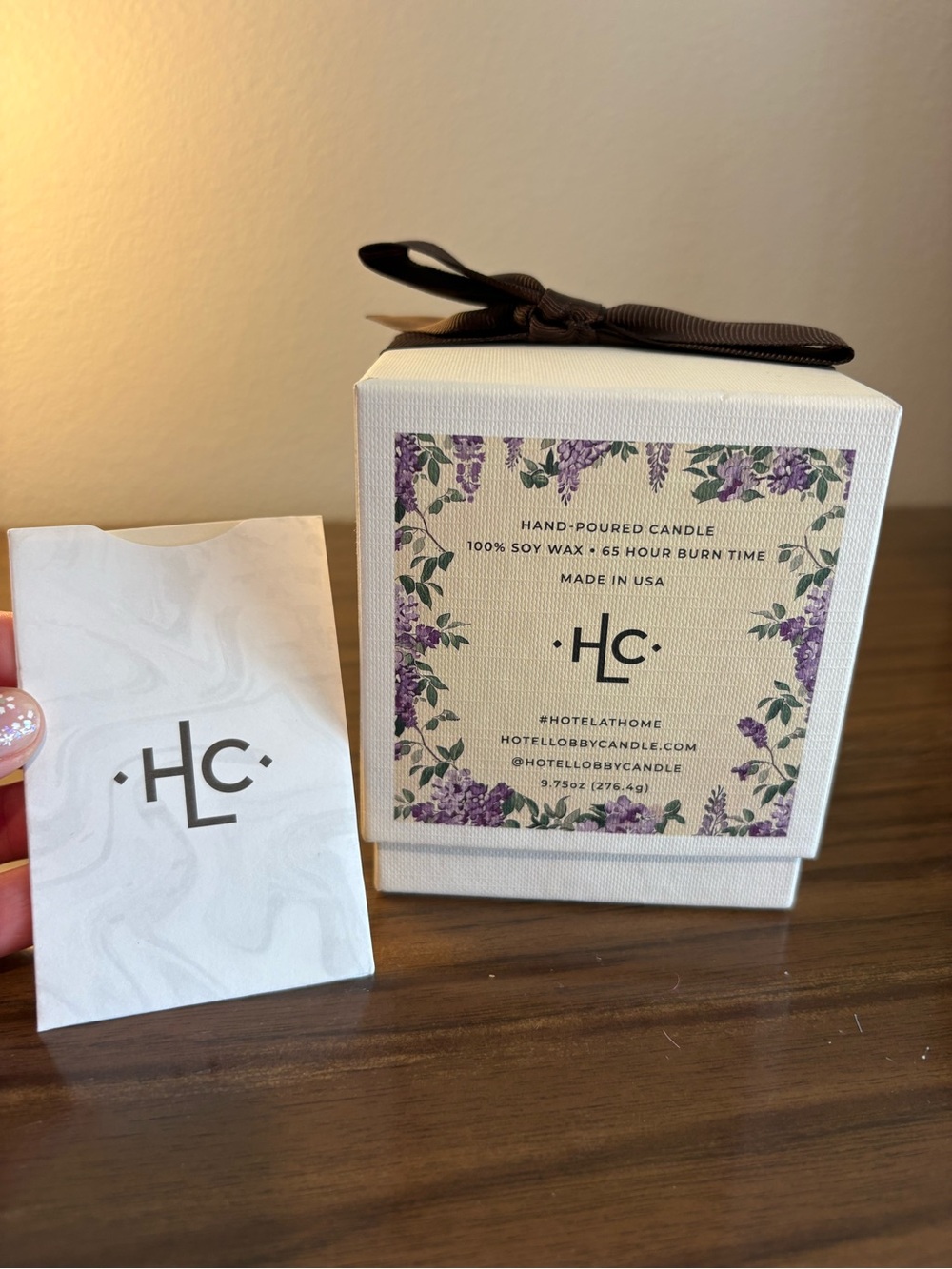 NEW Hotel Lobby Candle LONDON SCENT HLC Hand-Poured 9.75oz  RARE